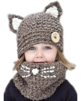 Knit Cat Beanie for Kids