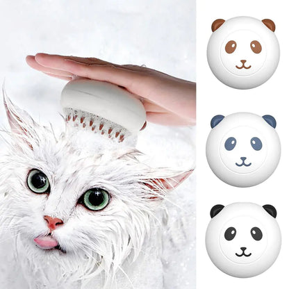 Silicone Dog Bath Brush with Soft Teeth for Pets