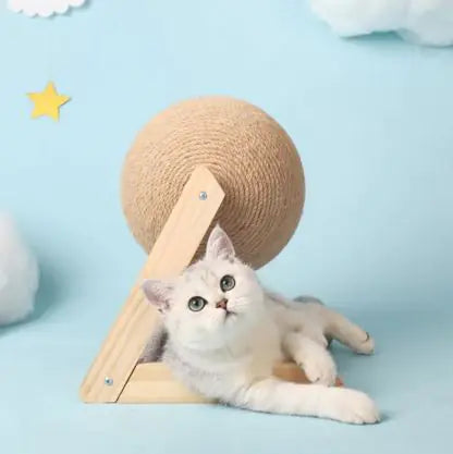 Wood Modern Cat Scratching Claw Board