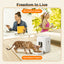 Automatic pet feeder giving cats dietary freedom while owners work or exercise