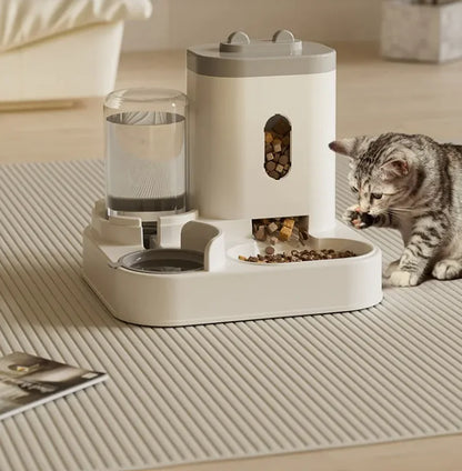 Automatic Pet Feeder and Water Dispenser Bowl