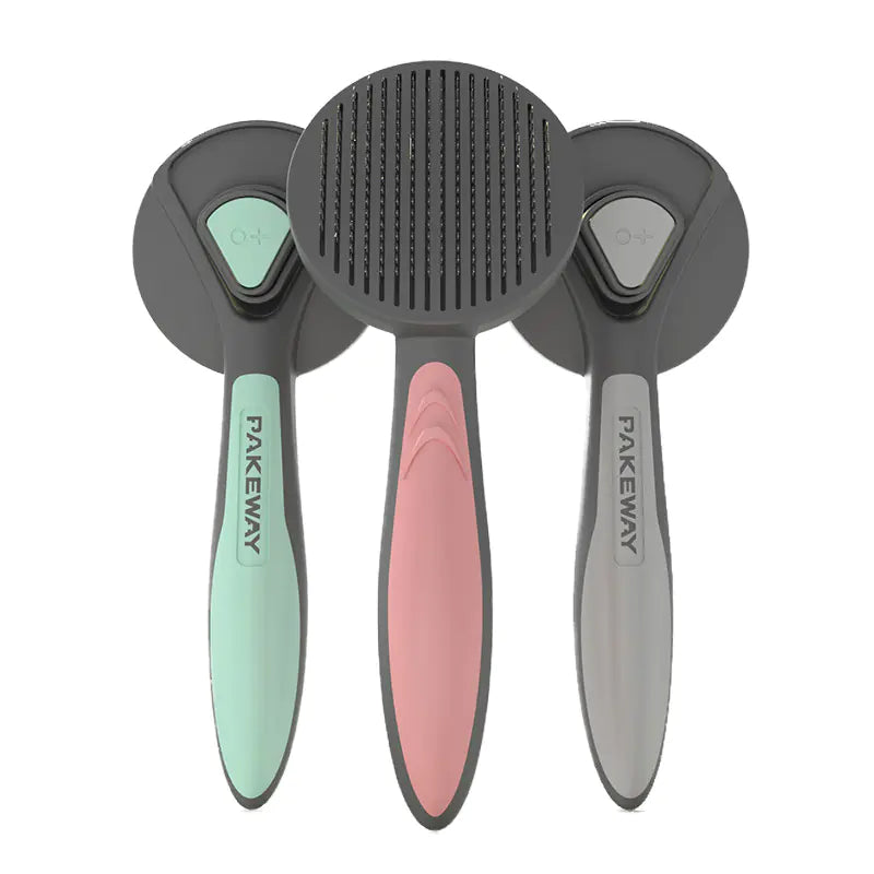 Pet Grooming Brush for Cats and Dogs with Fur Remover
