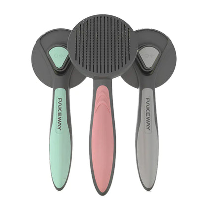 Pet Grooming Brush for Cats and Dogs with Fur Remover