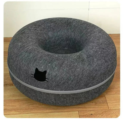 Cat Donut Tunnel Bed