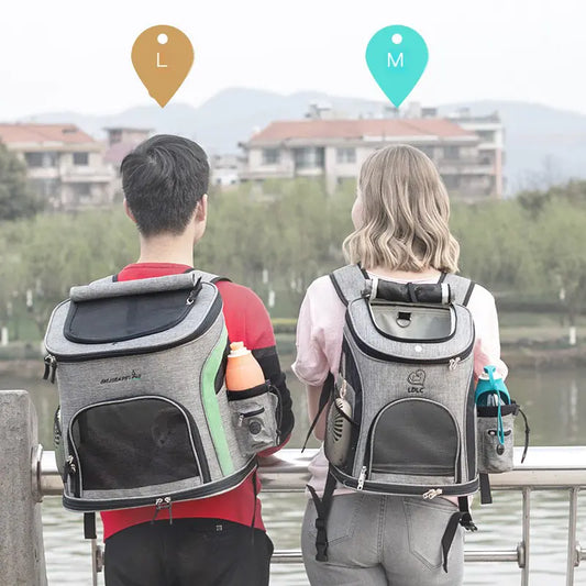 Breathable Pet Backpack for Cats and Small Pets