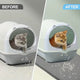 Black waterproof double layer cat litter mat with non-slip base