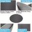 Double layer pet litter mat trapping sand and litter from cat paws