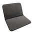 Non-slip backing of cat litter mat that stays in place on the floor
