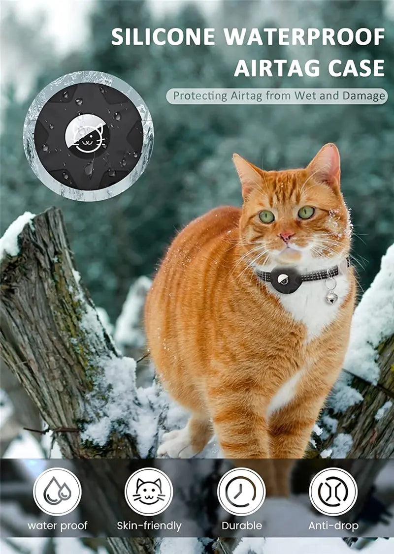 Apple AirTag Cat Collar Tracker